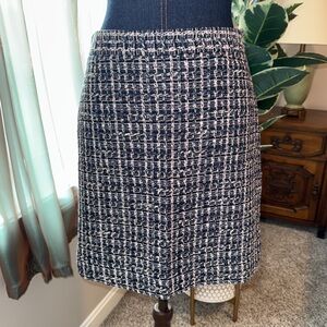 Ann Taylor 4P Tweed Skirt